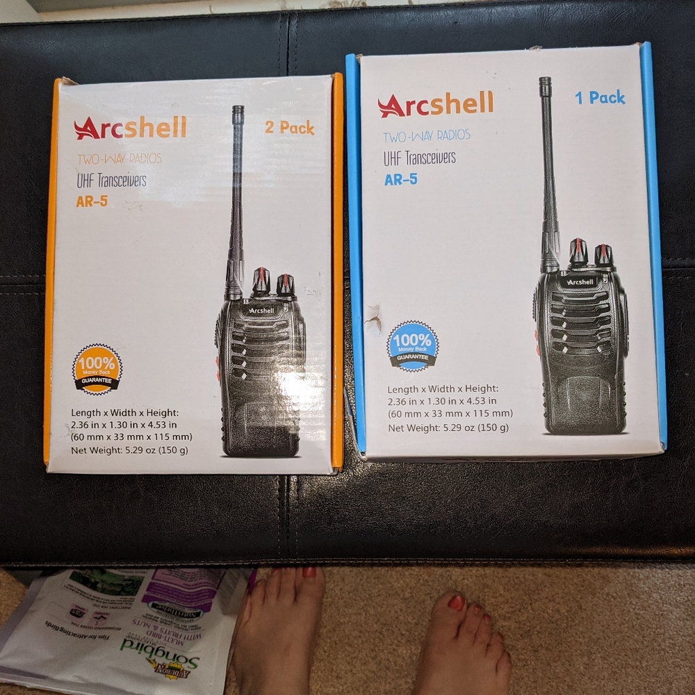 Walkie talkie... Two way radio